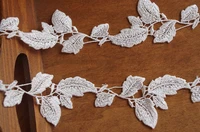 off white lace trim venise lace wedding lace trim with leaves 10 yards