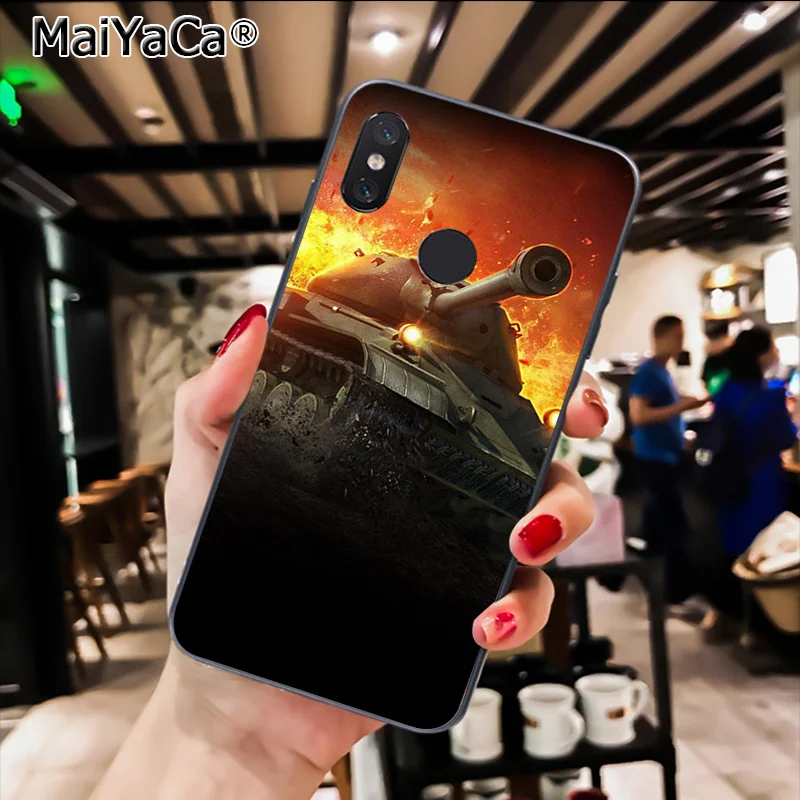 A13 MaiYaCa world of tanks Черная мягкая крышка чехол для телефона для Xiaomi Redmi8 4X 6A S2 7A 6A Redmi 5 5Plus Note5 7 Note8Pro - Color: A13