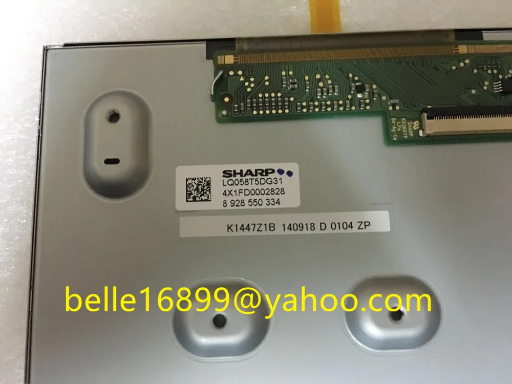 Новый оригинальный ЖК экран LQ058T5DG30 LQ058T5DG31 5 8 дюйма с сенсорным экраном для GPS