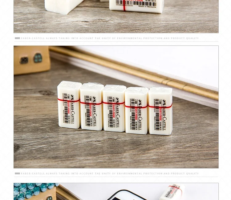 Faber Castell 1886 милый ластик 1 шт. Набор для творчества ластик карандаш Faber-Castell мини белый цвет Ластики для детей художественные школьные принадлежности