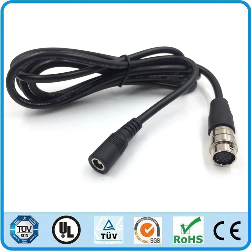 DC 12V Female to 12 Pin Hirose кабель для B4 Mount 2/3 inch Fujinon / Canon Nikon Lens Servo Cable|Соединители| |