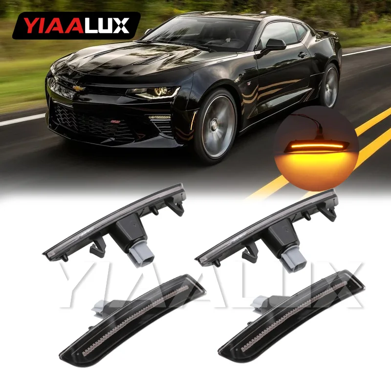 Светодиодный фонарь с дымовым объективом угловые сигнальные лампы 2016-2018 Chevy Camaro |