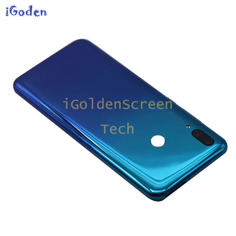Новый стеклянный задний корпус для Huawei P Smart 2019 крышка батареи задняя дверь с