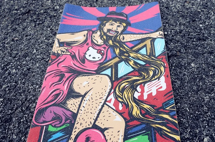Скейтборд griptape длинная доска ручка лента 83x23 см 125x25 см