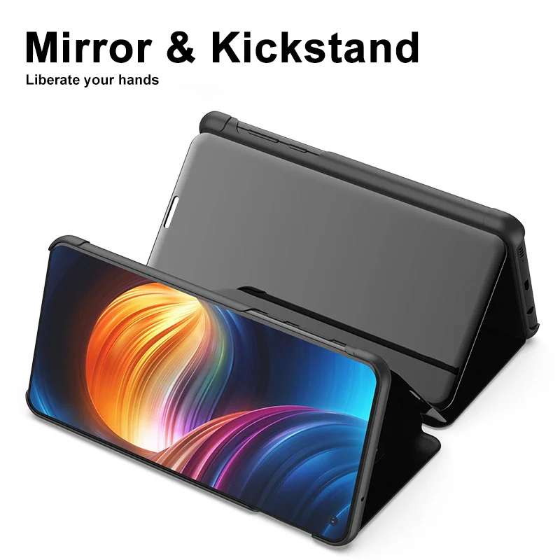 Mirror Flip Cover 6.26For Xiaomi Redmi Note 6 Pro Case For 7 Note6 Note7 Back Coque |