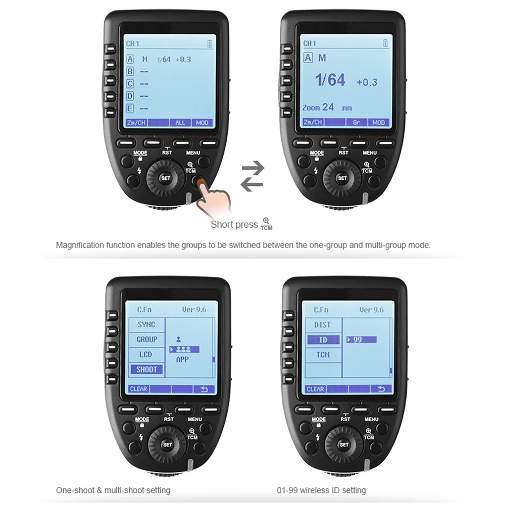 Godox XPro-P трансмиттер триггер для вспышки с ttl 2,4G Беспроводной X Системы HSS ЖК-дисплей Экран для Pentax K-1, 645Z, K70, K50, КП, K-S2, K-3 II