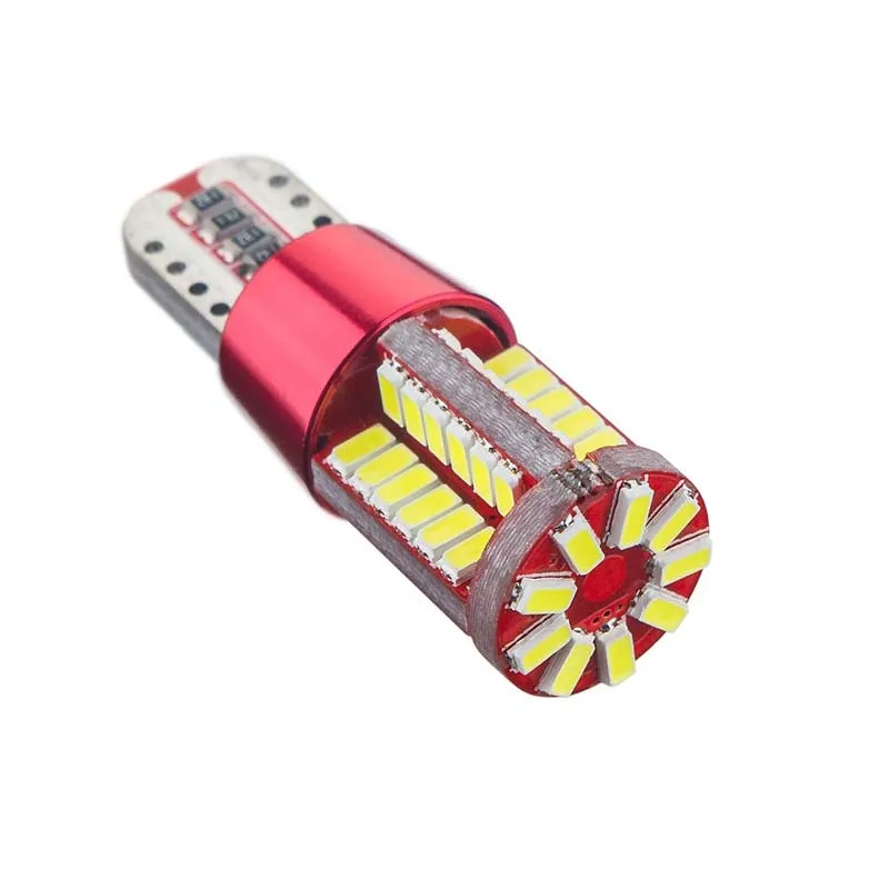 Автомобильная светодиодная лампа BOAOSI 2x T10 w5w 57smd 4014 canbus ширина лампы для Volvo S60L S80L