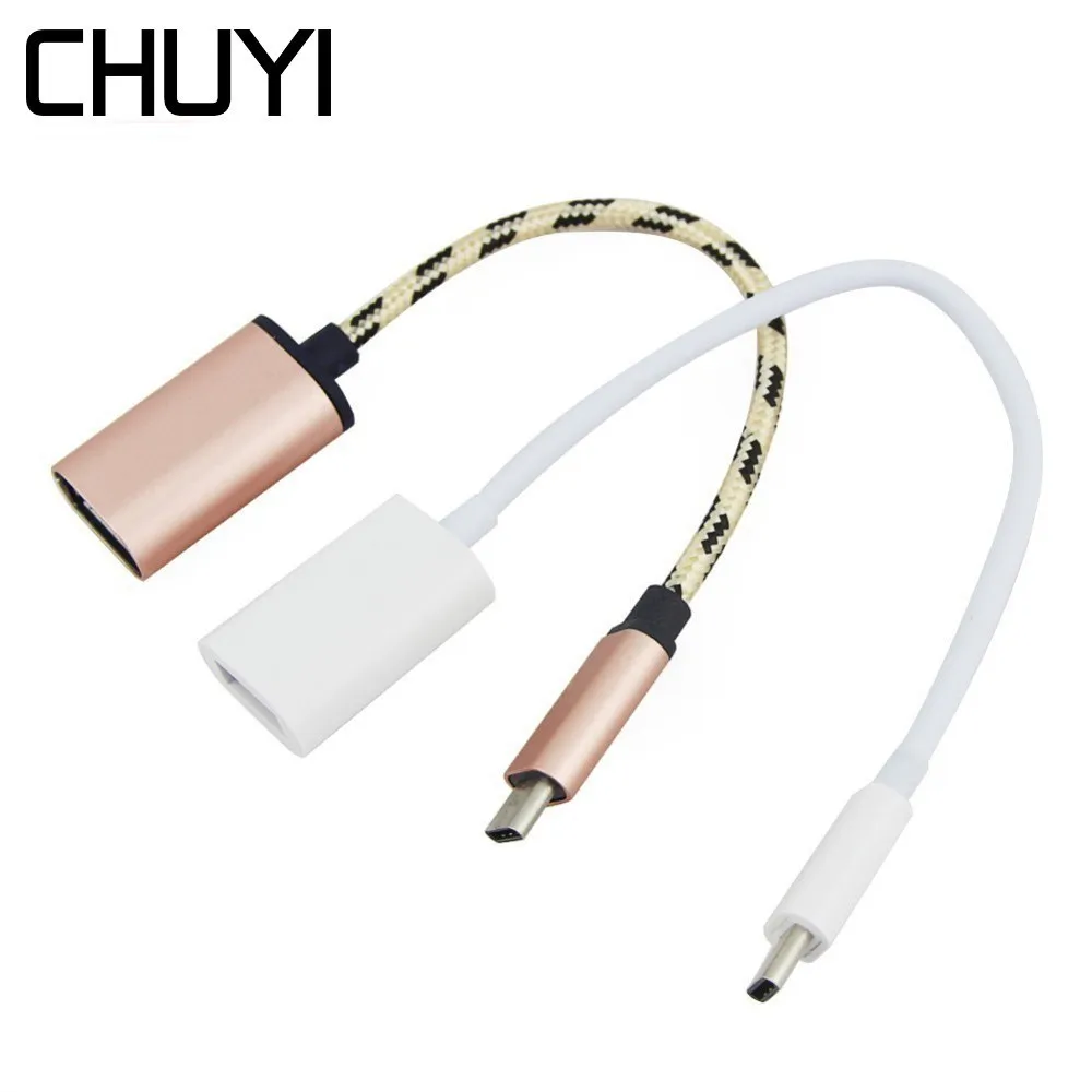 CHUYI Type C 3 1 к USB 0 OTG концентратор Высокоскоростной мини сплиттер адаптер для Macbook