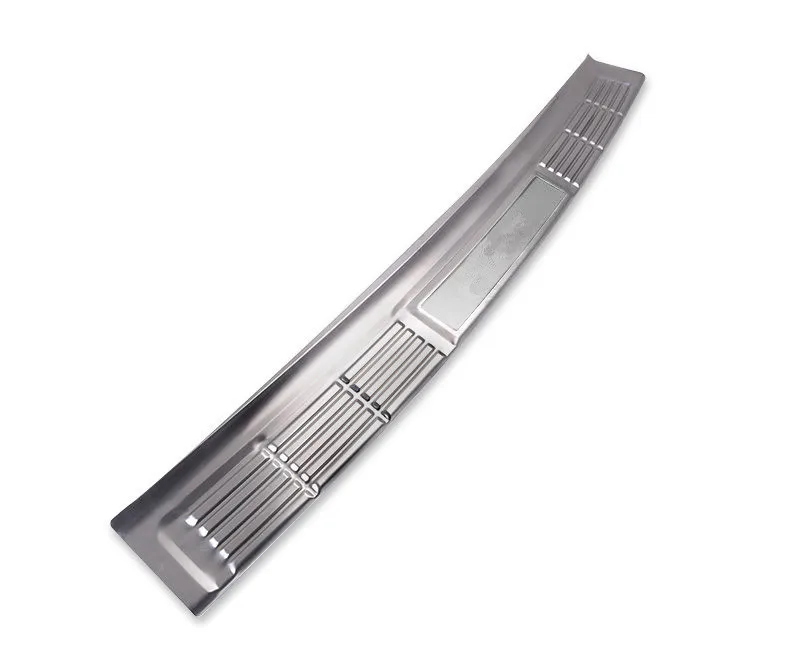 exterior silver logo Порог, приветственная педаль, задняя защита багажника, украшение, яркая полоса, автомобильный Стайлинг для toyota land cruiser lc200 2008 - Цвет: exterior silver logo