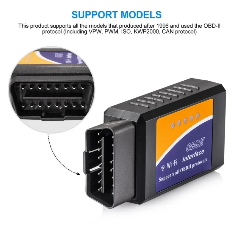 Автомобильное оборудование V03HW детектор V1.5 WIFI PIC18F25K80 чип OBD2 OBDII считыватель кодов