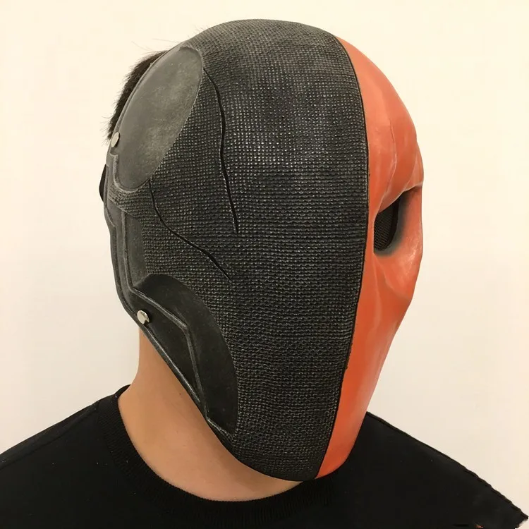 Оранжевая маска Deathstroke шлем полное лицо ПВХ убийца Терминатор Slade Joseph Wilson косплей