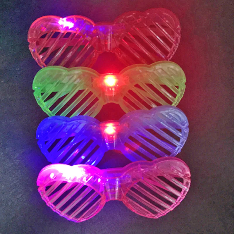 12pcs/lots Led Mask Eye Glasses Light Up Flashing Wedding Gifts Party Supplies Adult Child Glow Sunglass Halloween Christmas | Дом и сад