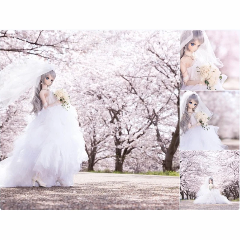 Свадебное платье вечернее кукла аксессуары 1/3 1/4 BJD Кукла одежда принцесса SD MSD