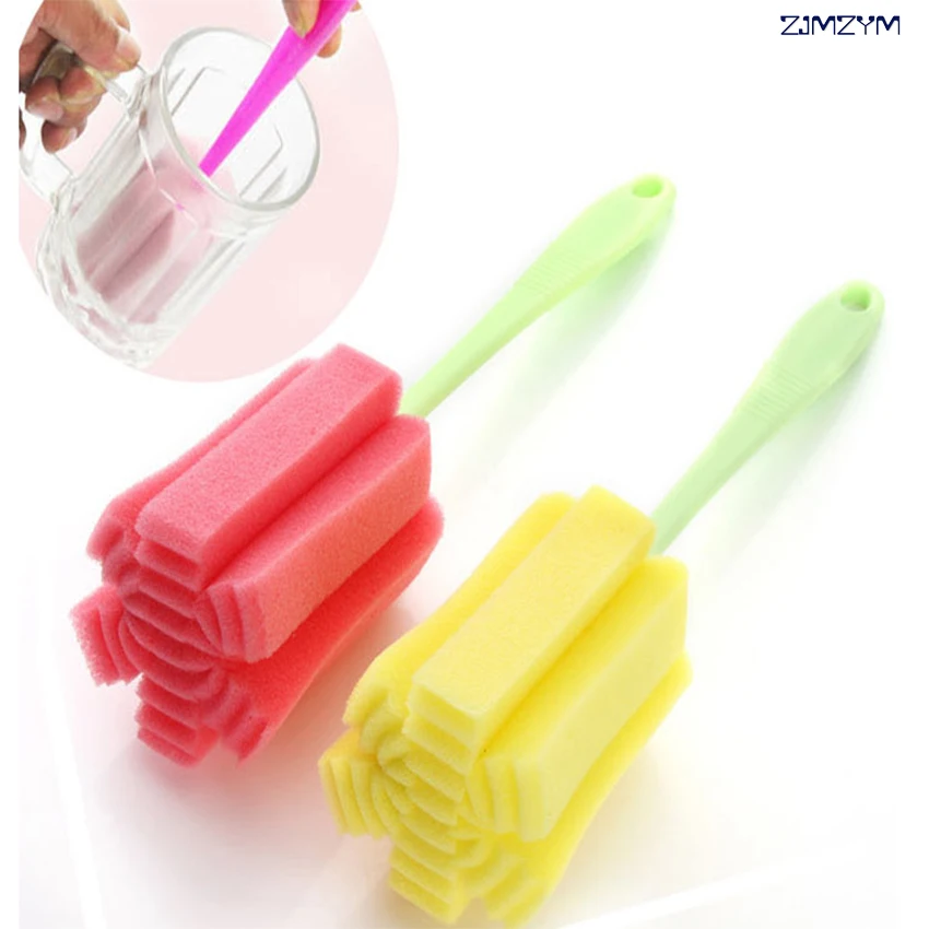 1 шт. Кухня инструмент для очистки губка кисть вина Стекло бутылка Кофе Чай чашки