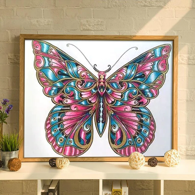 Nabi Diamond Painting Butterfly Diy Embroidery Mosaic Picture Rhinestone Handmade Kits Animal Pattern Home Decor | Дом и сад