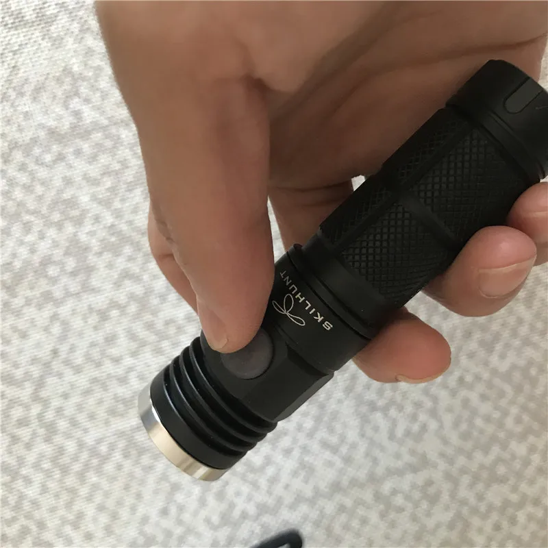 DS16 Siklhunt DS16 AA 14500 CREE XPL светодиодный тройной свет DS21 900lm CR123 18650 Водонепроницаемый фонарик с высокой мощностью - Испускаемый цвет: DS16