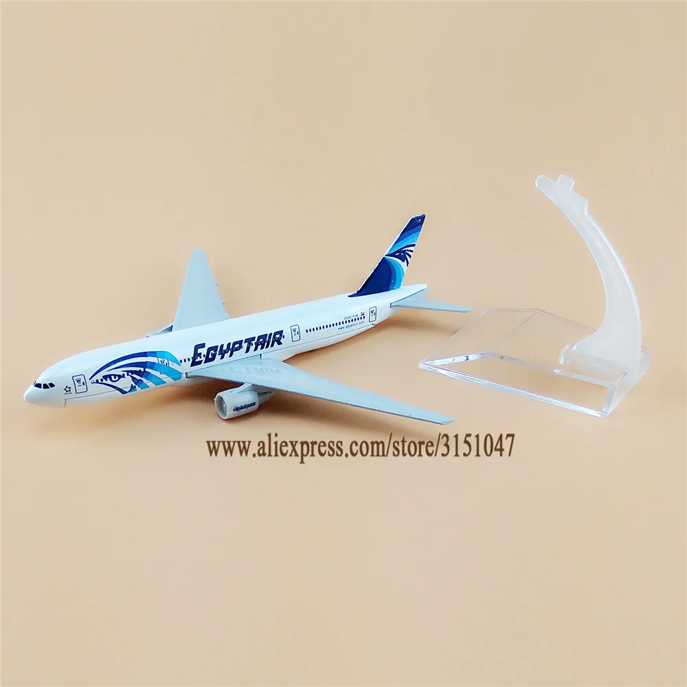 16 см EGYPT Air EGYPTAIR Airways Boeing 777 B777 Воздушный самолет модель самолета детские коллекции