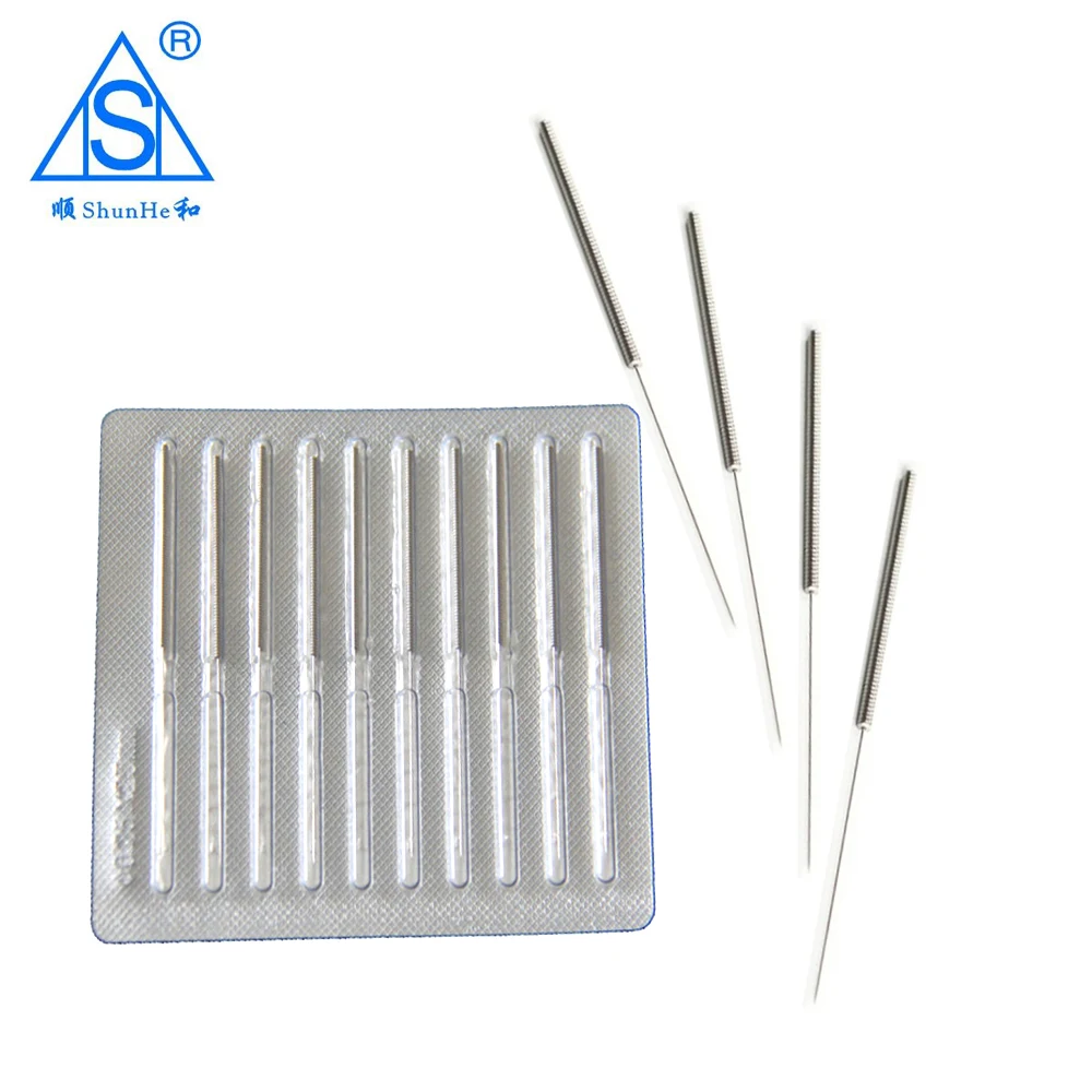 Shunhe 100 игла Стерильная Acupunture Asepsis для кожи Детокс иглы для иглоукалывания одноразовые стерильные Acupuntura Asepsis массаж иглоукалывание акупунктура