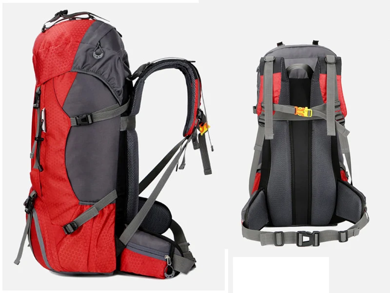 60L походные рюкзаки, мужские спортивные сумки, нейлоновые походные рюкзаки для путешествий, женские Трекинговые водонепроницаемые уличные рюкзаки, ультра-светильник, сумки