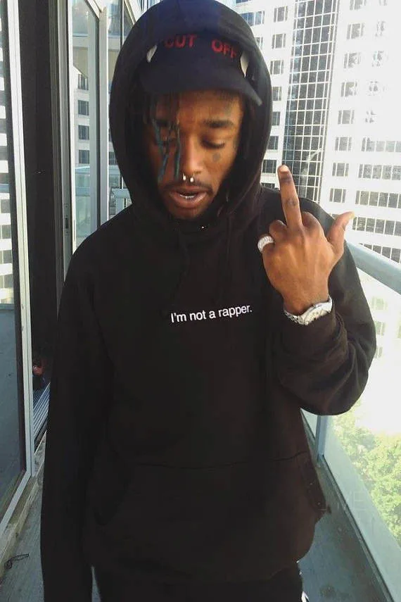 Толстовка Im not a rapper женская унисекс свитшот с длинным рукавом джемпер на осень и