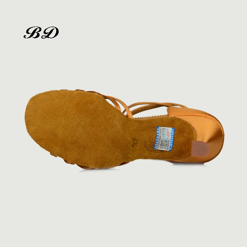 Sneakers High-end Dance Shoes Ballroom Latin Sports Fitness Preferred BD 211 Modern Women Soft Sole Sandals FREE BAG HEEL 8.5 CM