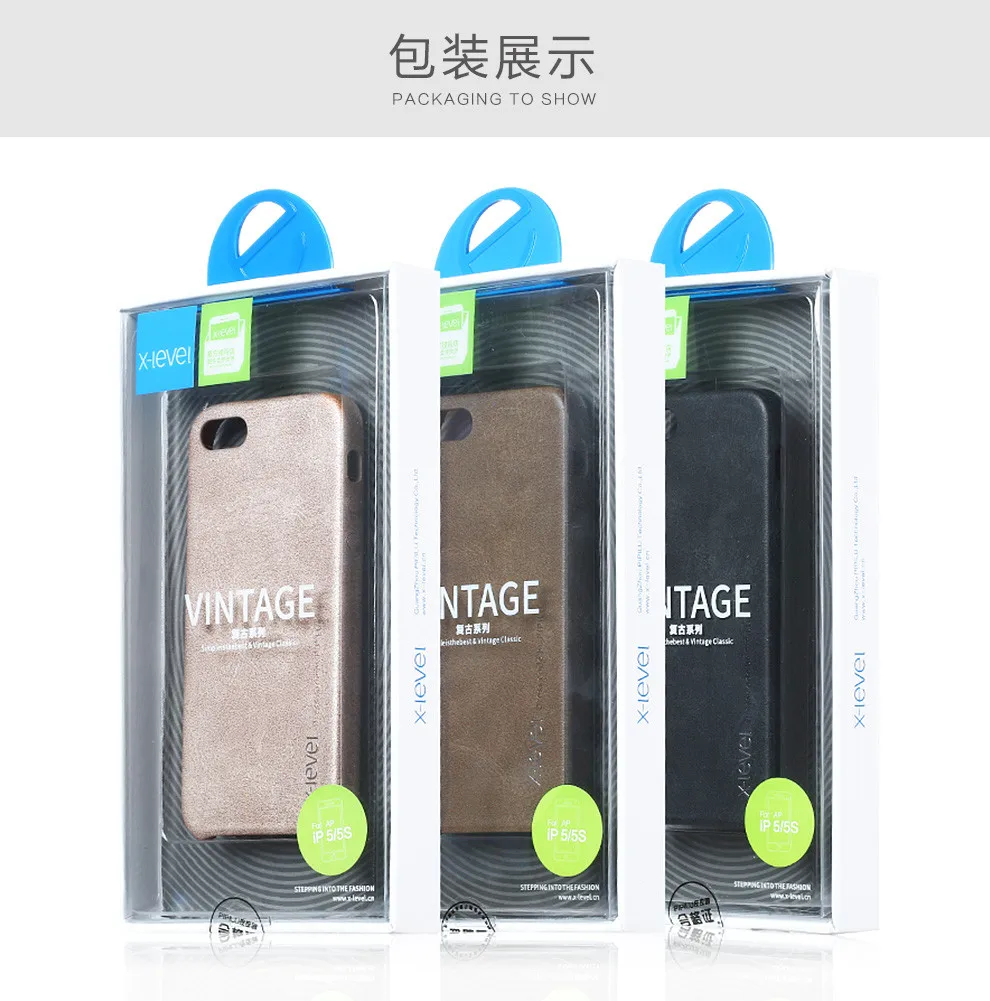 Кожаный чехол для телефона XLevel для IPhone 5, чехол s для IPhone 5S, задняя крышка для IPhone SE, деловой винтажный полуобернутый чехол Apple