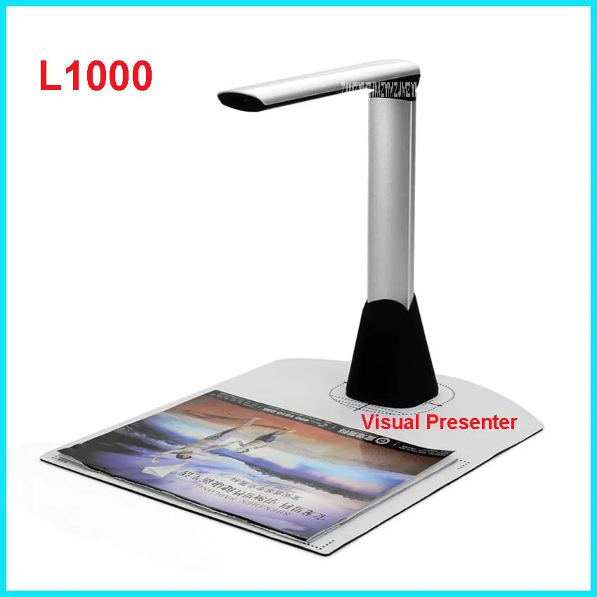 

Мини-сканер L1000 A3 A4 A5 10 Mega 3672*2856 для документов, фото, ID, камеры, USB, тип интерфейса, 24 бита, визуальный Презентер