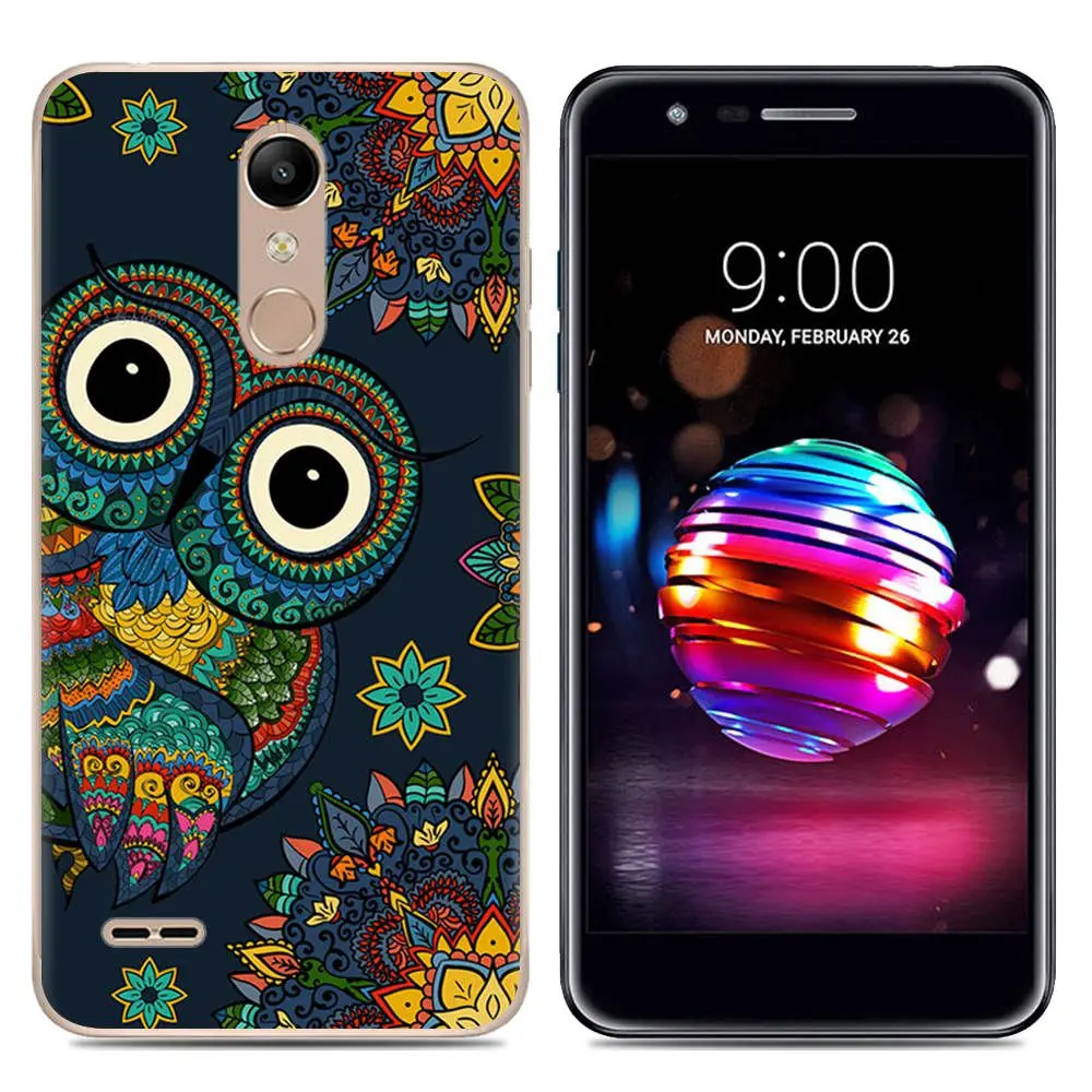 For LG K11 2018 Case Cover 5.3&quot Cartoon Silicone Back Phone for K 11 Fundas Capa |