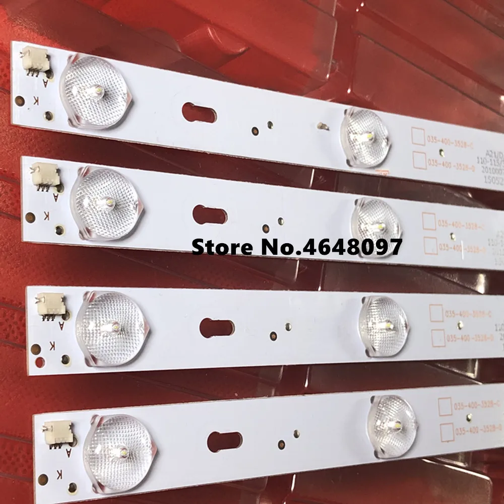 Светодиодный подсветка полосы для TCL L40F3302B 0D40D10-ZC14F-03 035-400-3528-D 303TT400036