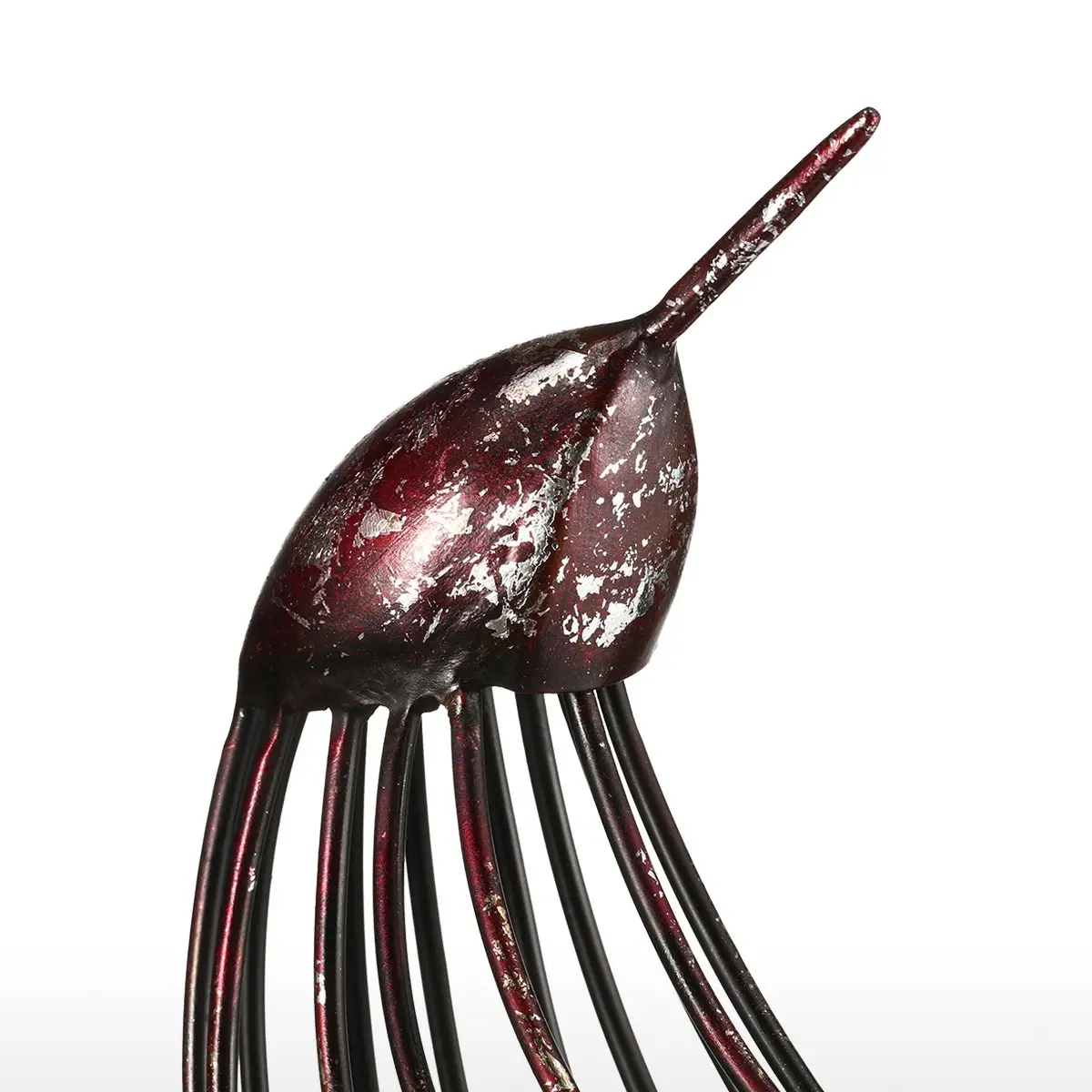 Металлическая скульптура Tooarts железная проволочная птичка чудесная Современная