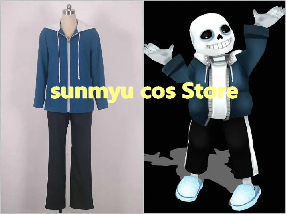 Бесплатная доставка! Костюм для косплея Undertale Sans размер на заказ Хэллоуин оптовая