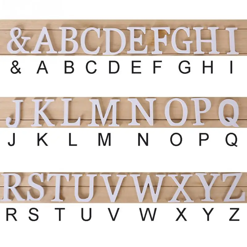 Креативные деревянные буквы дерево ПВХ алфавит слово Свадебная вечеринка