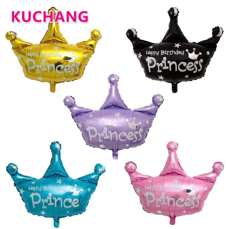 Шары из фольги с короной kuchang1шт. украшения для детской вечеринки на день рождения