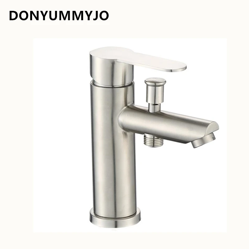 DONYUMMYJO 1 шт. 304 нержавеющая сталь никель готовая ванная комната кран горячей и