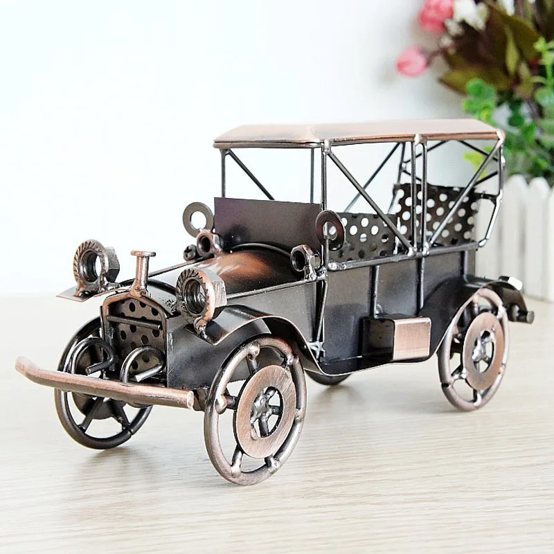 Классический автомобиль Ford 8 5 ручной работы 20x10 5x1924 см металлическое ремесло для