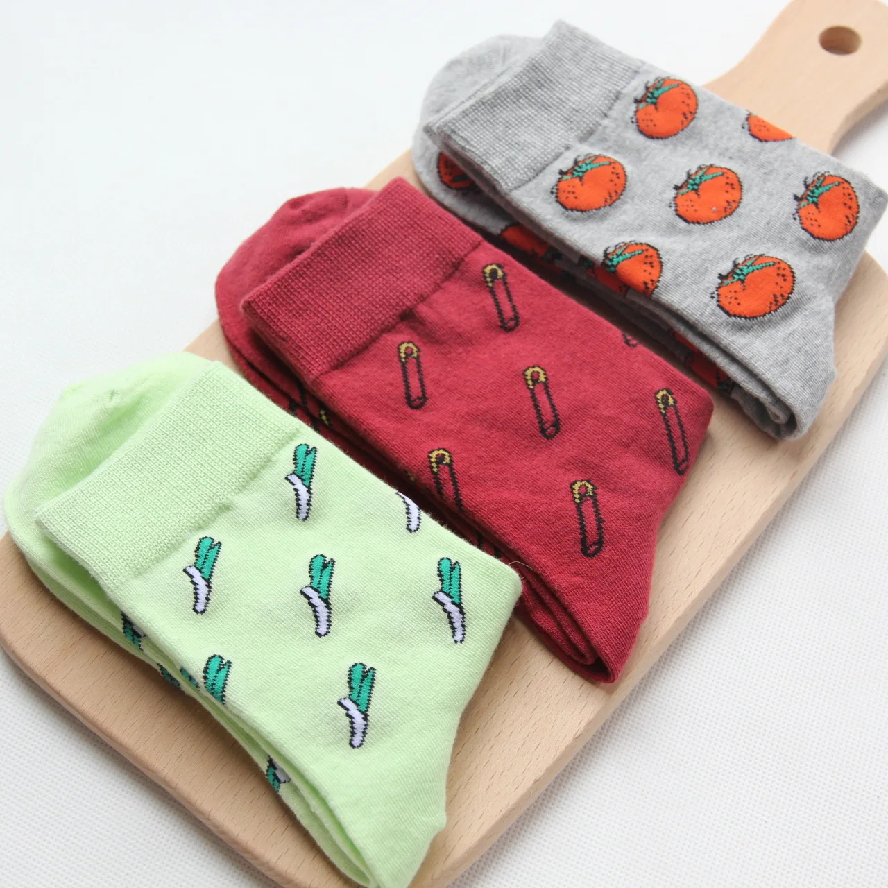 Women Cute Fruits Cotton Crew Socks Spring Girls fashion Casual Harajuku Korean Cartoon Colorful Long High Weed Sock | Женская одежда