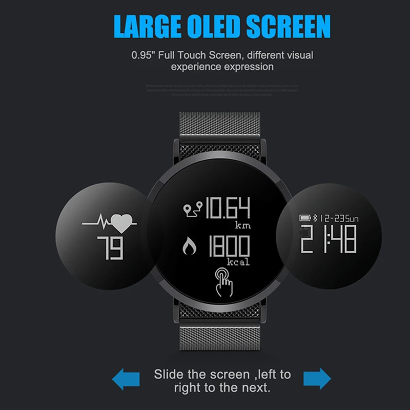 KINYO 2019 Фитнес браслет Smartband кровяное давление smartwatch IP67 водонепроницаемый пульт