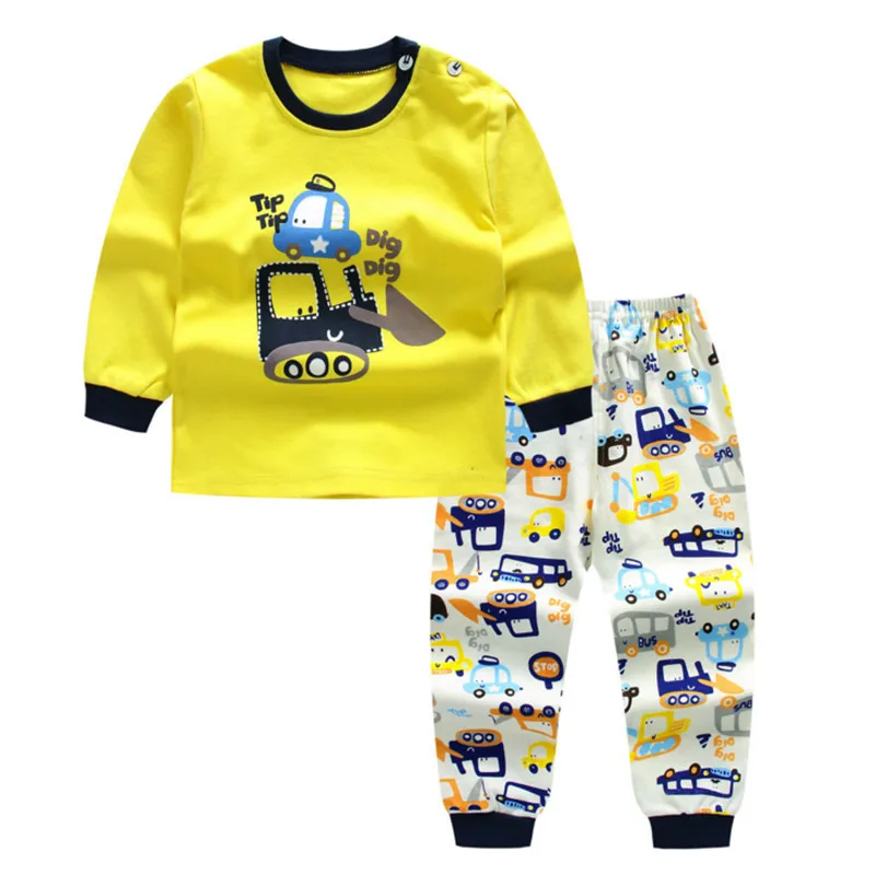 Baby Boys Girls Long Sleeve Clothing Suits Children Set Toddler Cotton Sport Suit Kids | Детская одежда и обувь