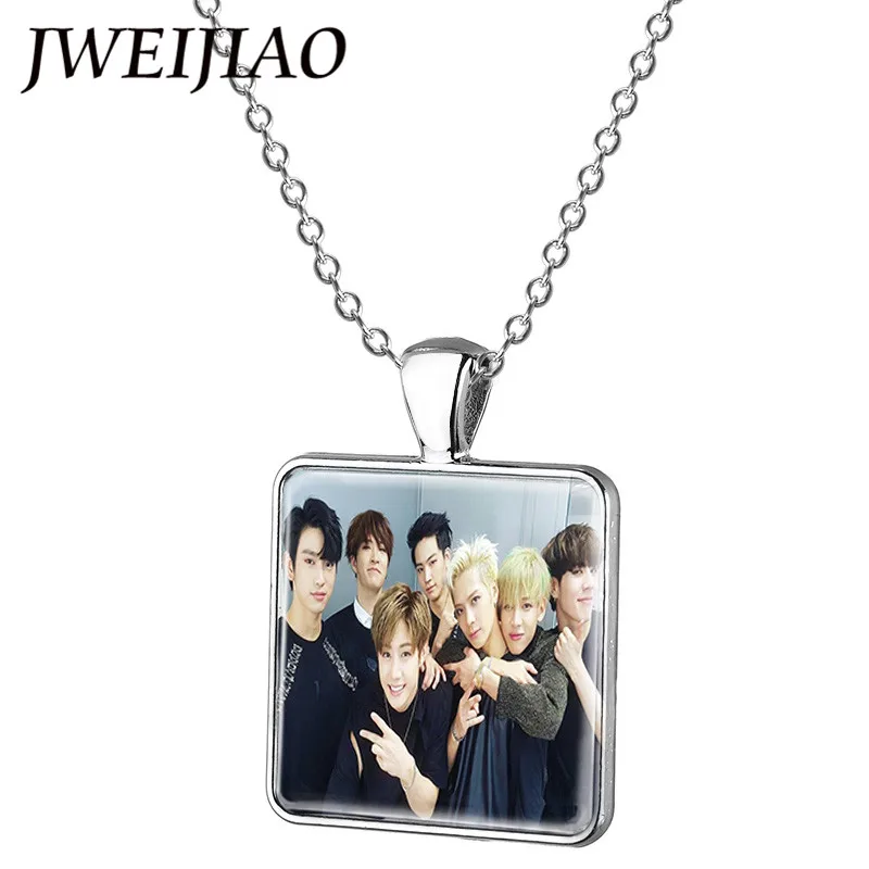 JWEIJIAO KPOP GOT7 Fly Hard Carry альбом ожерелье JB MARK Фото Подвеска цепочка аксессуары для