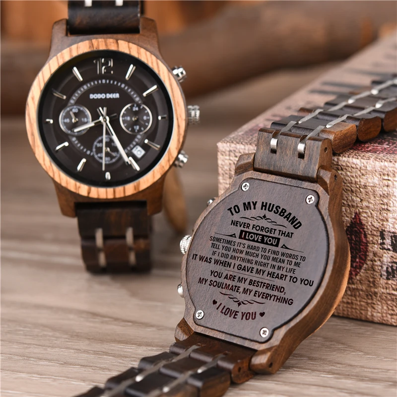 DODO DEER Luxury Women Watch Classic Wood Metal Chronograph Auto Date Display Relogio Feminino Top Brand Dropship DIY C01