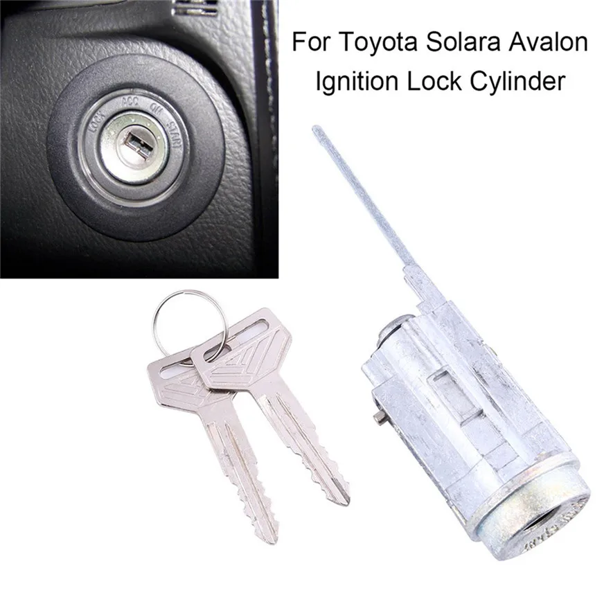 Замок зажигания в сборе с 2 ключами для Toyota Solara Avalon Практичный Прочный и