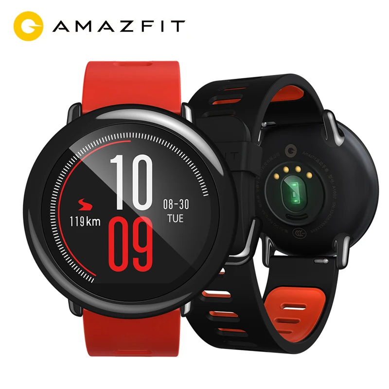 Английская версия новые умные часы Huami Amazfit Pace gps беспроводные устройства Смарт 1 2