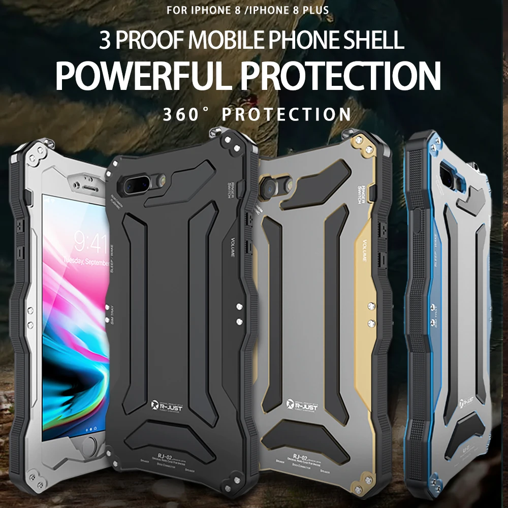 Чехол Gundam с алюминиевой металлической рамкой для iphone 5 SE 5S 6 6S 7 8 Plus водонепроницаемый противоударный грязезащитный чехол