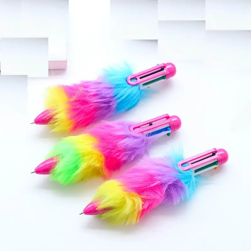 200 шт. новая форма Креативный дизайн цветные плюшевые стержни 6 цветов s шариковая