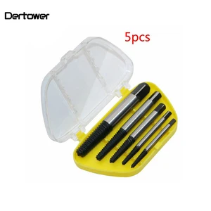 5 шт.компл. винт из углеродистой стали, скорость выключения сломанного винта сверло для извлечения, набор направляющих для легкого удаления сломанных болтов DT6