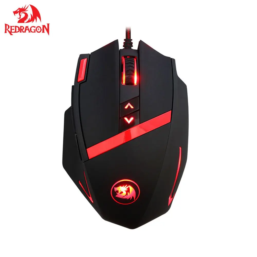 Программируемая Лазерная игровая мышь Redragon M801 Mammoth 16400 точек/дюйм эргономичный
