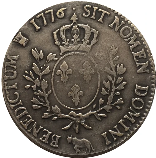 1776 французская Монета КОПИЯ