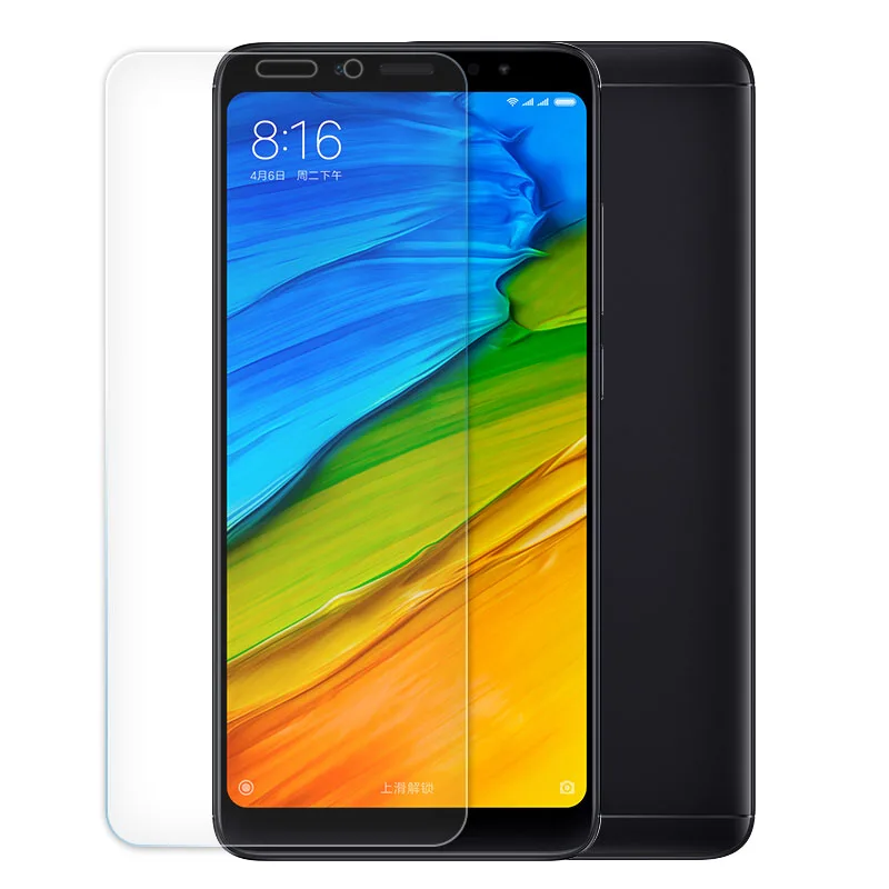 EXUNTON 2PCS Super Clear 2.5D 9H Tempered Glass For Xiaomi Redmi 5 Redmi5 Plus Note 5A Note5 Pro Screen Protector New | Мобильные