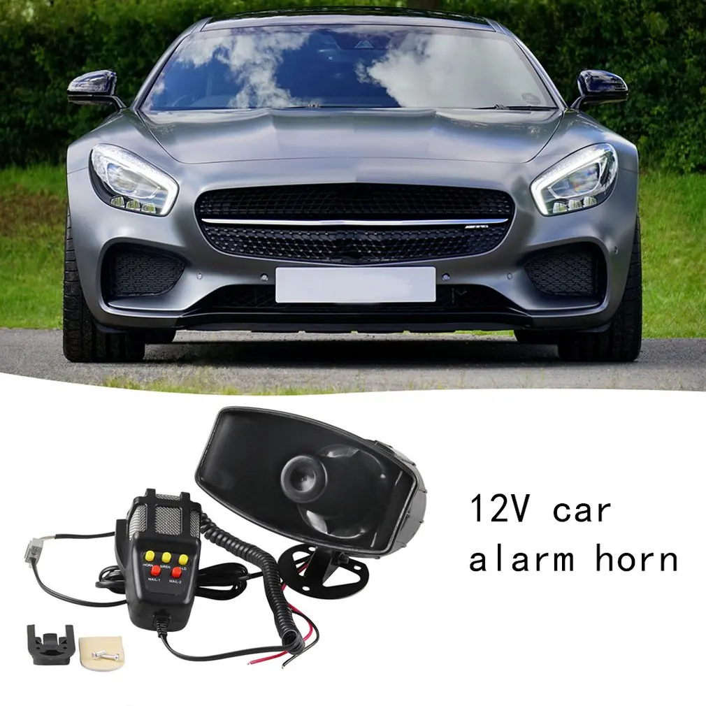12V записывающее устройство для автомобиля Динамик несколько звуковых эффектов высокой частоты рог сигнализации рог высокое качество звука и громкий