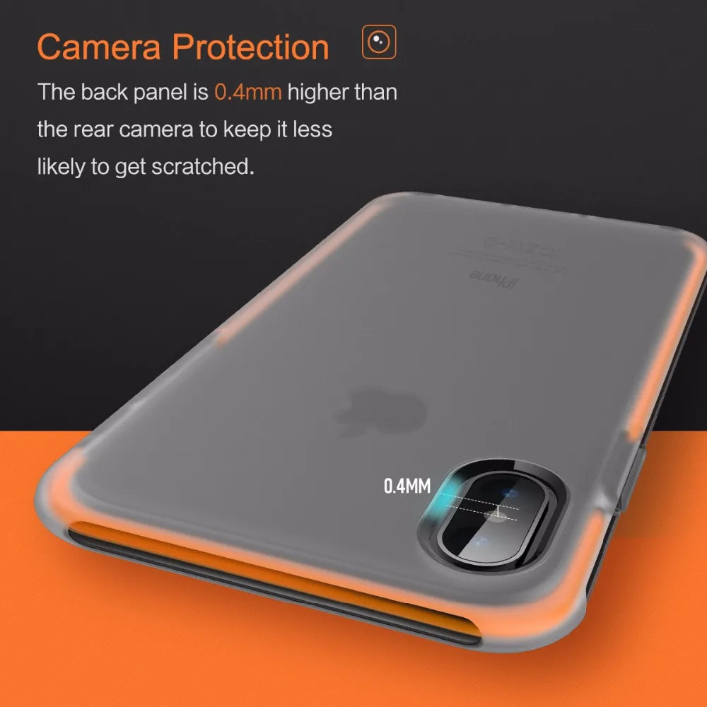 Для iPhone X XS Max чехол+ закаленное стекло роскошный ТПУ Гибридный прозрачный чехол для iPhone XR чехол Защитная пленка